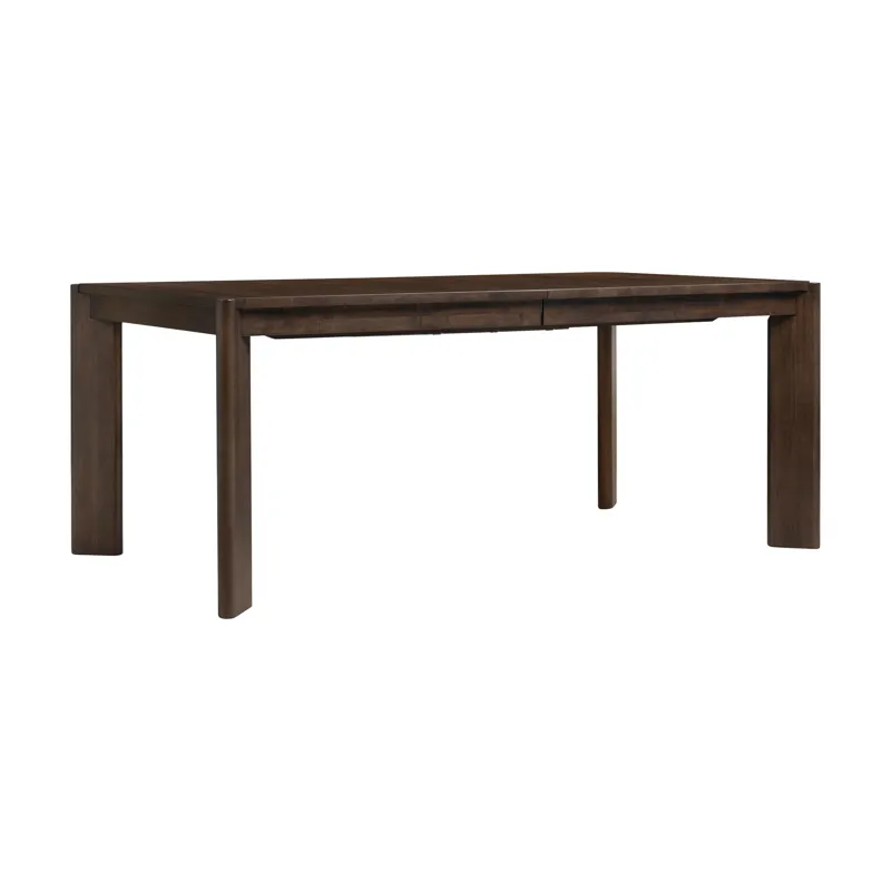 West End Fin Leg Butterfly Table Saddle Brown