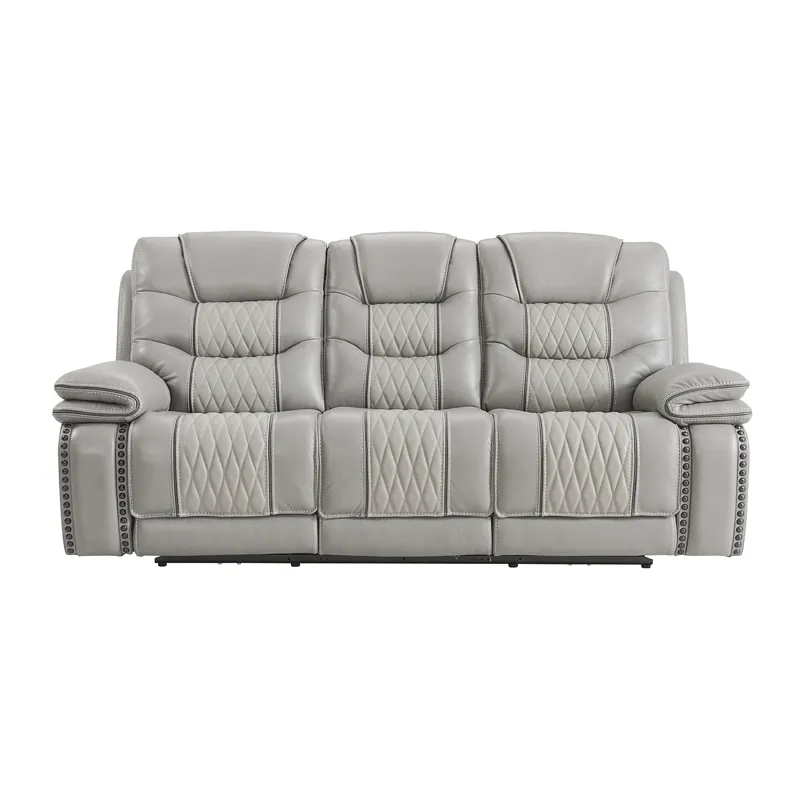 Cody Dual-Power Sofa Light Grey