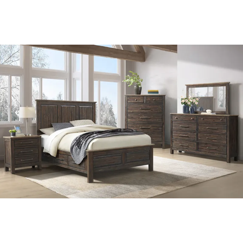 Transitions Queen Storage Bed