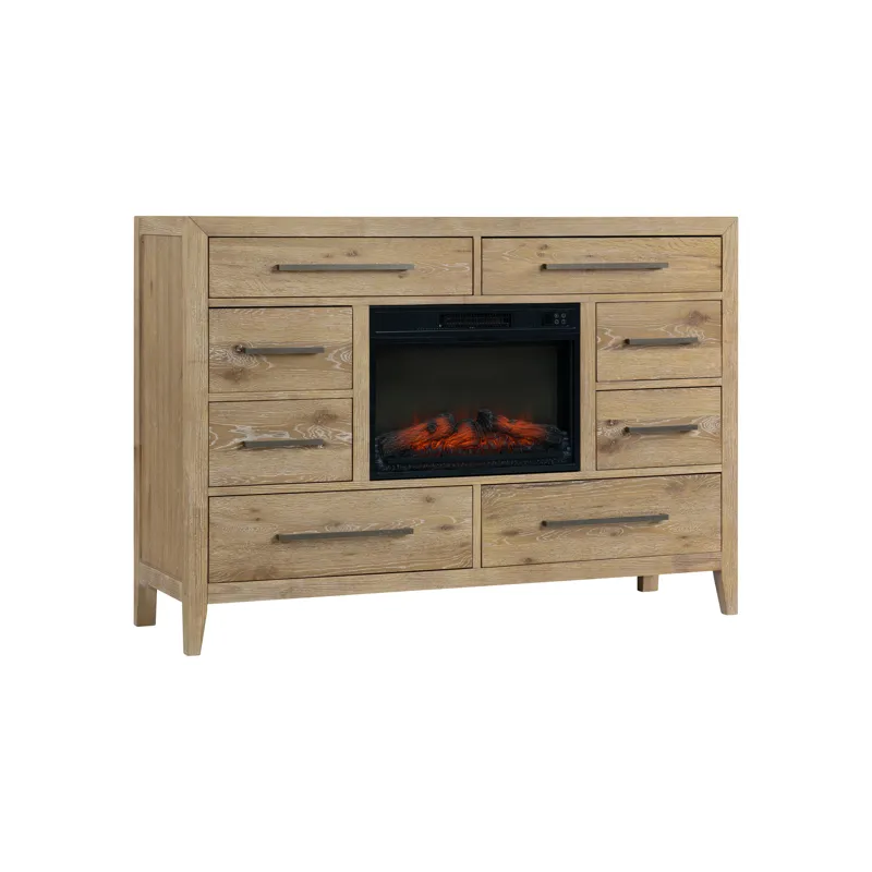 Norwich Gentleman's Chest w/Heater Antique Oak