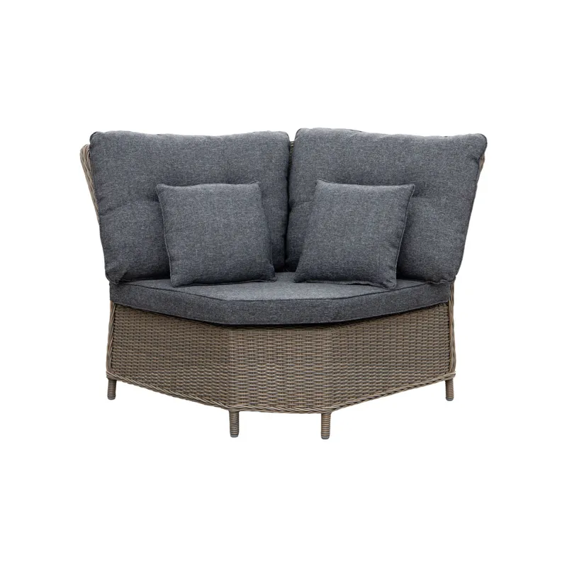 Dixie Outdoor Corner Wedge w Ottomans