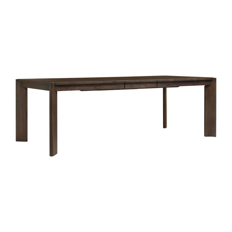 West End Fin Leg Butterfly Table Saddle Brown