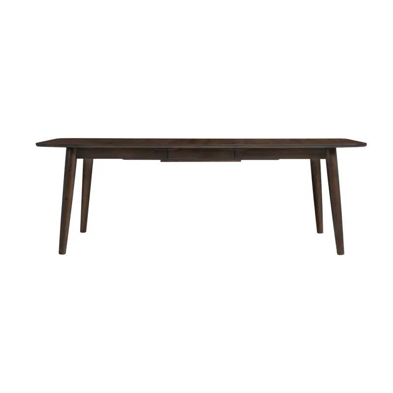 West End Spindle Leg Table Saddle Brown