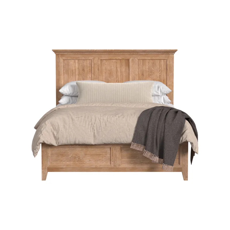San Mateo Queen Storage Bed Wheat
