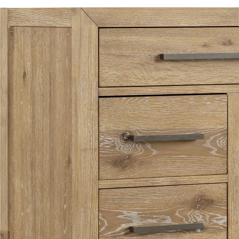 Norwich Gentleman's Chest w/Heater Antique Oak