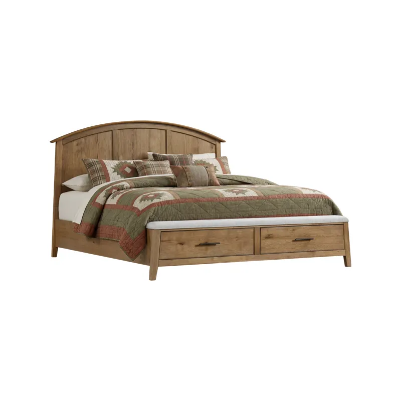 Jackson King Bed w-Storage Footboard