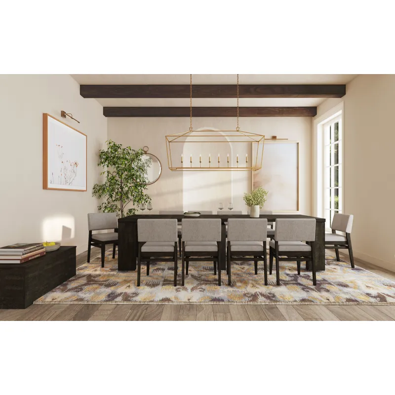Flex Dining Table Reclaimed Chevron w/5 20" Leaves