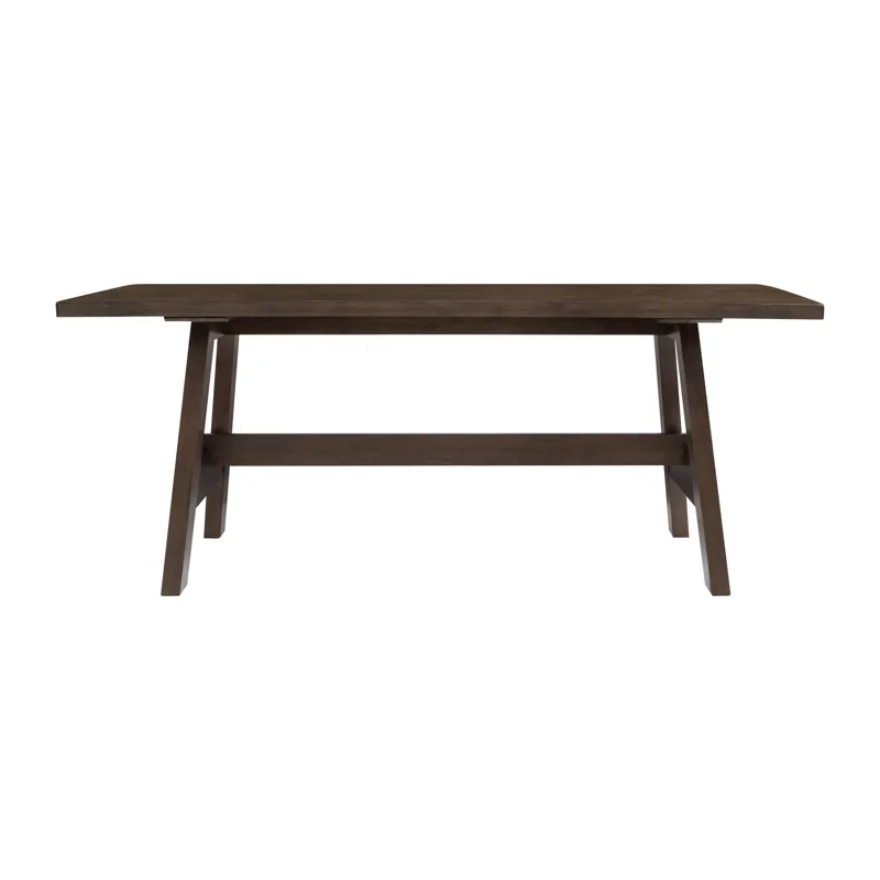 West End Lodge Trestle Table Saddle Brown