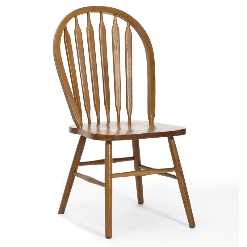 Classic Oak Chestnut Plain Arrow Chair