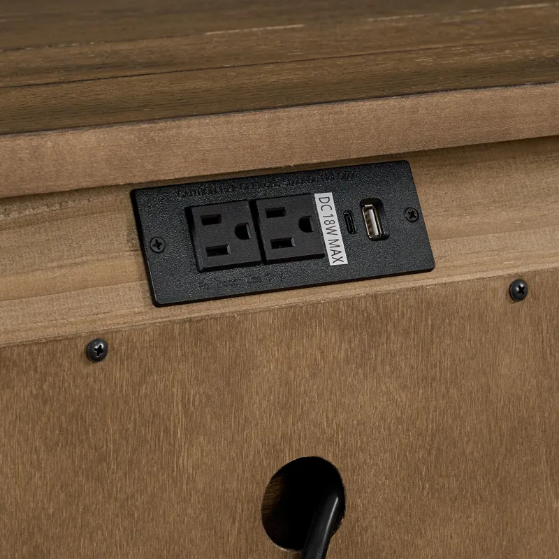 Forge Nightstand Weathered Chestnut