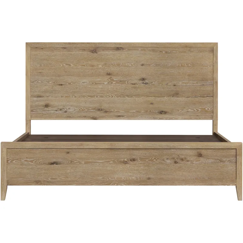 Norwich King Panel Bed Antique Oak