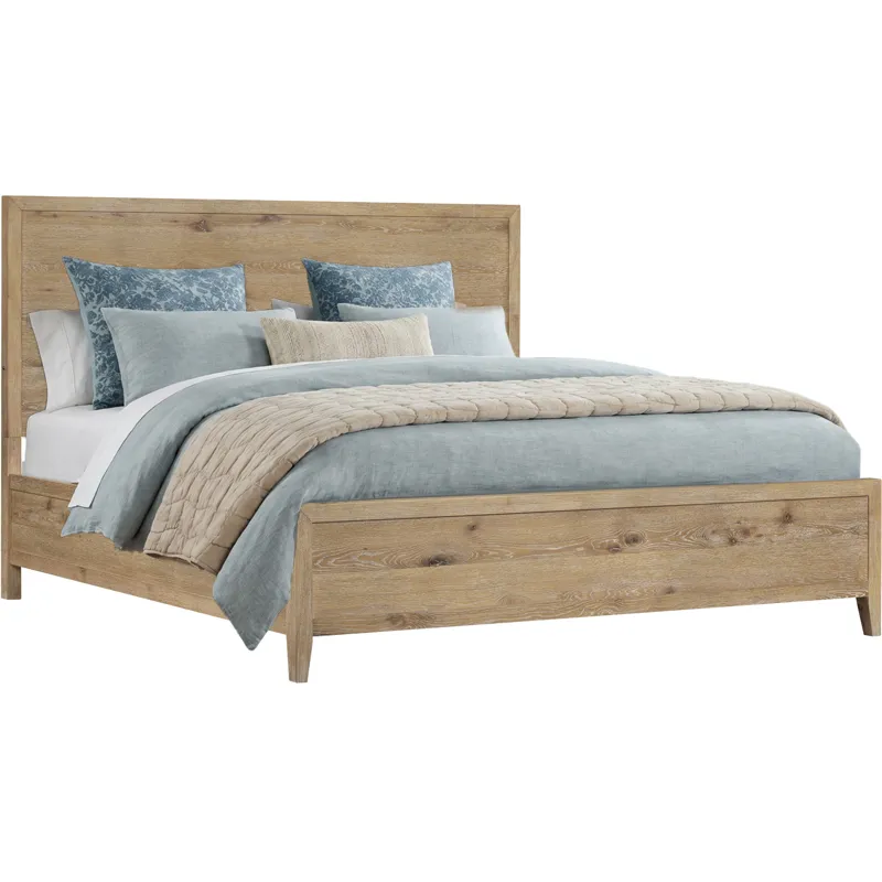 Norwich King Panel Bed Antique Oak