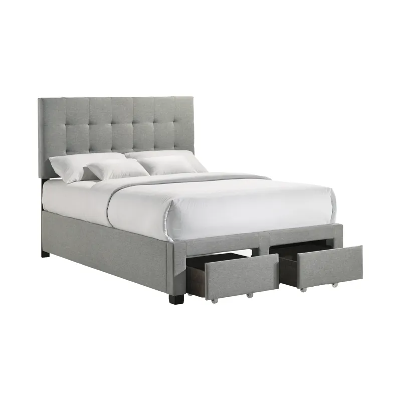 Upholstered Beds Kaycee Full HB w/FB DRW Box