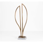 Mantis Sculpture - Antique Brass