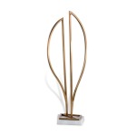 Mantis Sculpture - Antique Brass
