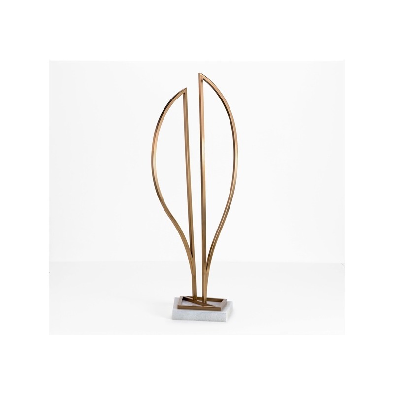 Mantis Sculpture - Antique Brass