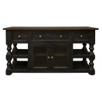 Stone Black 60" TV Stand