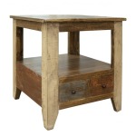 Antique 2PC Occasional Table Set