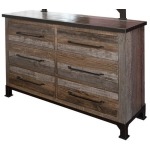 Antique Gray Dresser