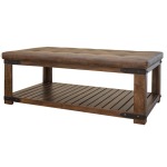Parota Cocktail Table w/ Cushion Top