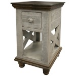 Florence Gray Chair Side Table