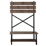 Hall tree - Bench w/Hooks
