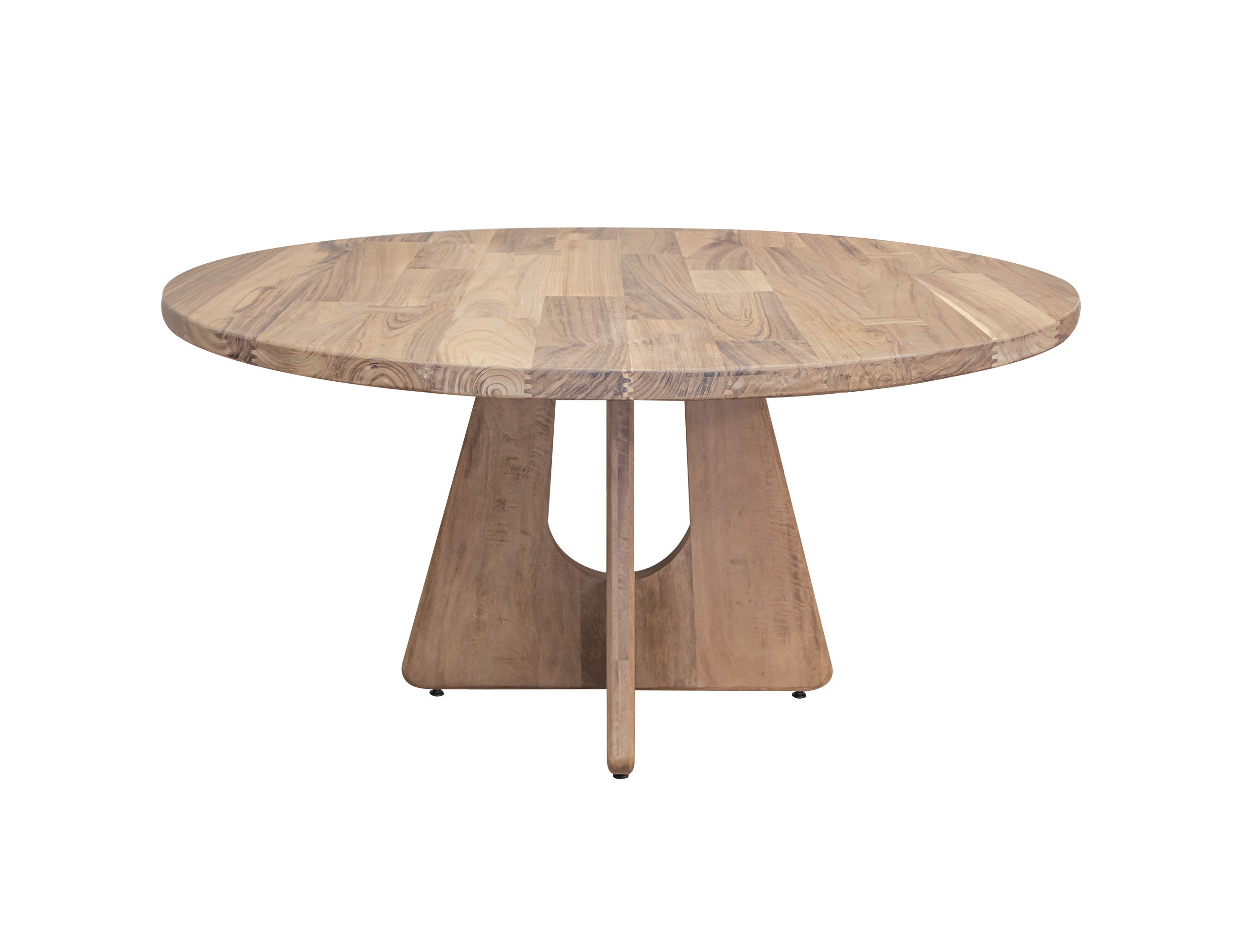 Natural Parota Round Dining Table NIS210197511 by International
