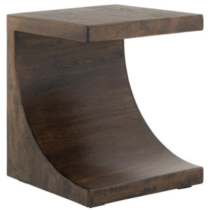 Dark Mezquite Chairside Table