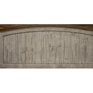 Pueblo Gray King Bed