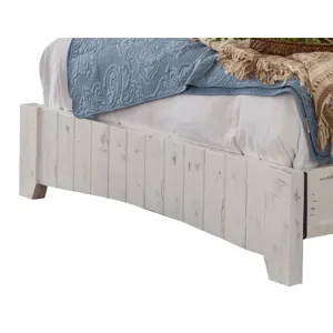 Pueblo White Queen Bed