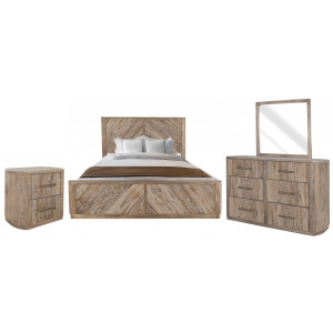 White Balam 4 PC Bedroom Set