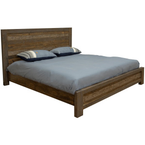 Loft Brown Low Profile Footboard Queen Bed