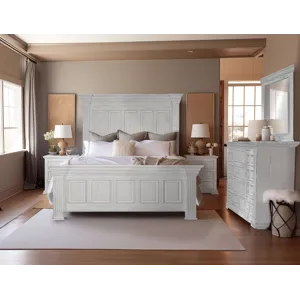 King/California King Terra White California King Bed