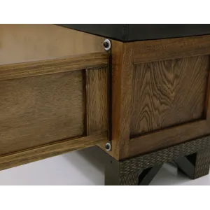 Walnut Queen Rails