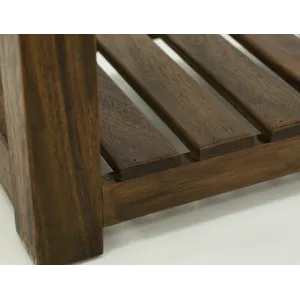 Walnut Chairside Table