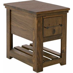 Walnut Chairside Table