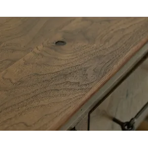 Walnut Chairside Table