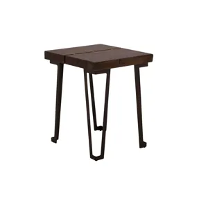 Walnut Chairside Table