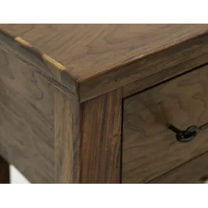 Walnut Chairside Table