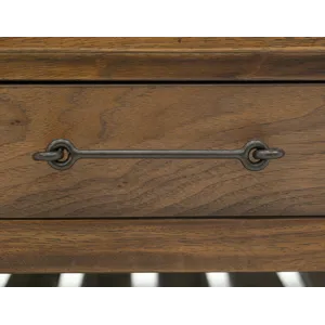 Walnut Chairside Table