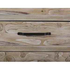 White Teak Nightstand