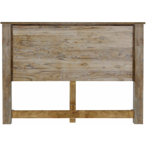 White Teak Queen Headboard