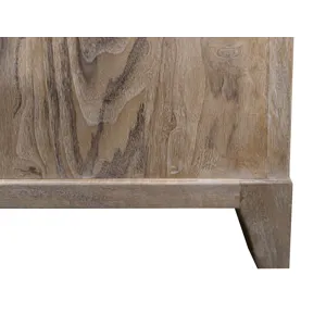 White Teak Nightstand