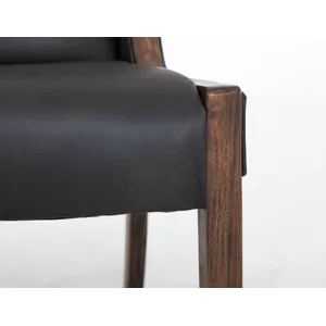 Walnut Upholstered Chair