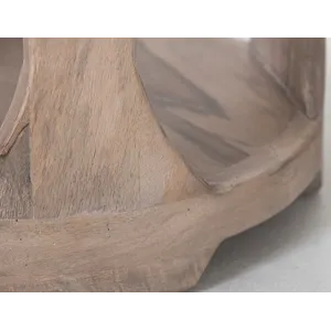 White Balam End Table