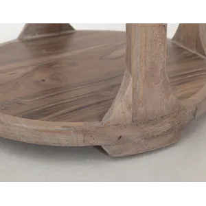 White Balam End Table