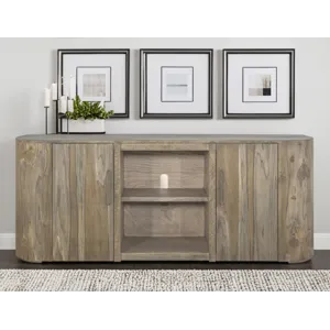 White Balam TV Stand