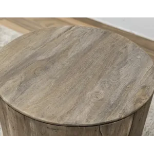 White Balam End Table