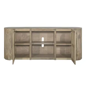 White Balam TV Stand