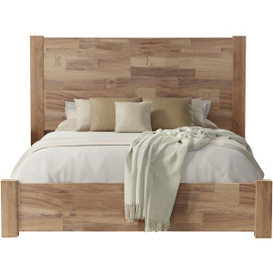 Natural Parota Queen Bed